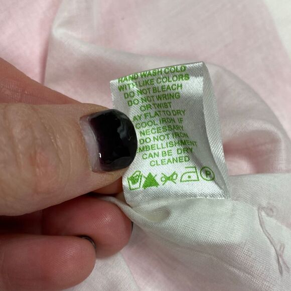 Lilly Pulitzer Jubilee Pink & White Strapless Dress Size 2 - Picture 6 of 9